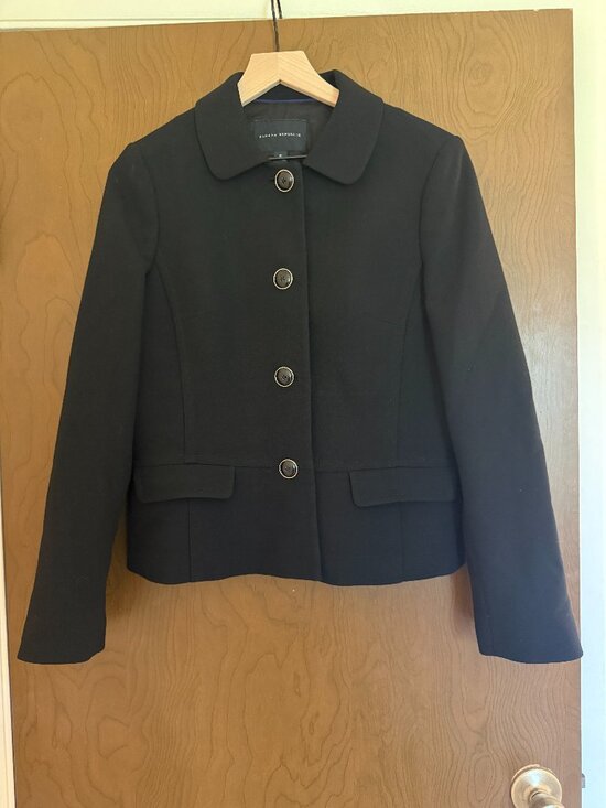 Banana Republic Jackets & Blazers - Banana Republic Wool Blend 4-Button Blazer Preppy Normcore 90s Minimalism